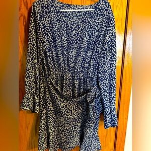 Cute SHEIN long sleeve wrap dress